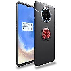 Lenuo Coque en TPU avec béquille noir/rouge pour votre OnePlus 7T