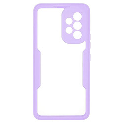 Coque en TPU + acrylique détachable 2 en 1, anti-rayures violet pour votre Samsung Galaxy A53 5G