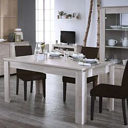 Dansmamaison Table de repas 170 cm Chêne Beige - TOULOUSE