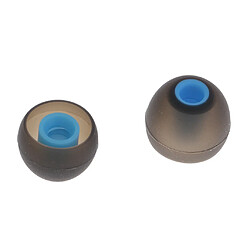 3.8mm silicone écouteurs intra-auriculaires couvre earbud conseils 3 paires noir bleu