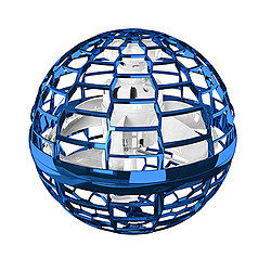 UFO Flying Ball Drone à Induction Actionné à La Main Jouets Pour Enfants Garçons Filles Bleu