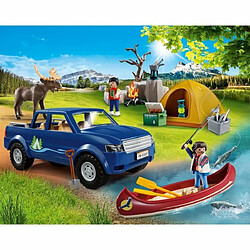 Playmobil® Campeurs Playmobil Wild Life avec pick up & tente 5669