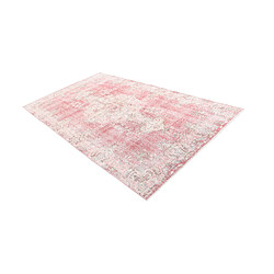 Vidal Tapis de laine 277x155 rose Ultra Vintage pas cher