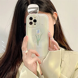 Avis GUPBOO Étui pour iPhone13 Premium Blurred Tulip Mirror Bracket Phone Case Soft