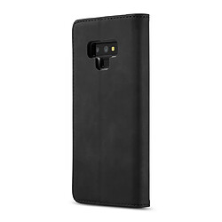 Acheter Wewoo Housse Coque Pour Galaxy Note9 LC.IMEEKE LC-002 Series Skin Hand Feeling PU + TPU en cuir à rabat horizontal avec support et fente carte et portefeuille noir