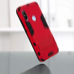 Avis Avizar Coque Xiaomi Mi A2 Lite Anti-choc Bumper Silicone Armature Polycarbonate Rouge