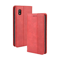 Etui en PU style vintage rouge pour votre Alcatel 1B (2020)/1A (2020)