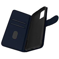 Avizar Étui Oppo A54 5G et A74 5G Protection Porte-carte Fonction Support bleu nuit