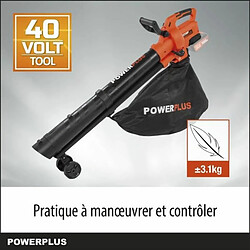 DUAL POWER Souffleuse Powerplus Powdpg75270 40 V pas cher