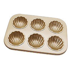 Moule de gâteau en acier au carbone de 6 tasses plaque de cuisson pan bakeware banane pas cher