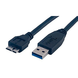 MCL Câble USB 3.0 type A mâle / micro B mâle - 1,80m