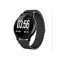 YP Select 1.22 pouces Écran couleur Pression artérielle Moniteur de fréquence cardiaque Sport Bluetooth Montre-bracelet intelligente-Noir