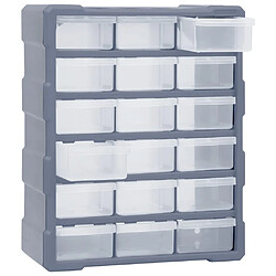 Acheter vidaXL Organisateur multi-tiroirs avec 18 tiroirs centraux 38x16x47 cm