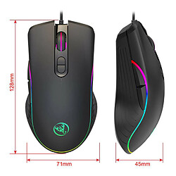 Acheter Universal Souris de paris 6400 dpi ergonomique à main RGB rétroéclairage optique filaire souris gaming