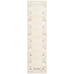 Vidal Tapis de couloir en laine 297x79 beige Darya