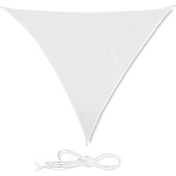 Helloshop26 Voile d'ombrage triangle 4 x 4 x 4 m blanc 13_0002938_2