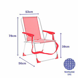 Chaise Pliante Marbueno Corail 59 x 83 x 51 cm