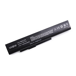 vhbw batterie remplace A41-A15, A42-A15, A42-H36, A32-A15 pour laptop (4400mAh, 14,4V, Li-Ion, noir)