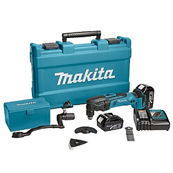 Makita – Découpeur ponceur multifonctions 18V 3Ah Li-Ion + Accessoires – DTM51RFJX1