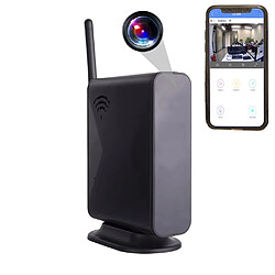 Yonis Caméra Espion HD 1080P WiFi Discrète Forme Routeur Vision Nocturne 5m