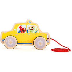 Small Foot jouet a tirer Sesame Taxi Marque en Bois