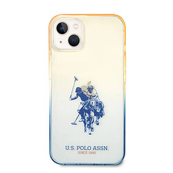 Us Polo U.S Polo Coque de Protection pour iPhone 14 Plus Double Horse Bleu