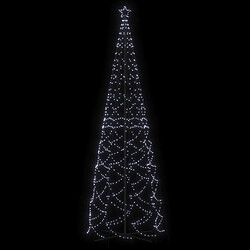 Avis vidaXL Arbre de Noël cône 1400 LED Blanc froid 160x500 cm