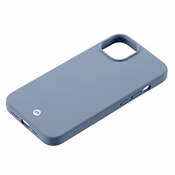 Momax Coque en silicone flexible bleu pour votre Apple iPhone 13 6.1 pouces