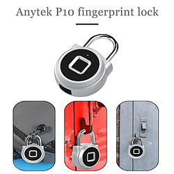 ANYTEK P10 INTELLIGENT SANS CLÉ SERRURE À EMPREINTES DIGITALES CADENAS PORTE BAGAGES CAS SERRURE(ATK-P10)