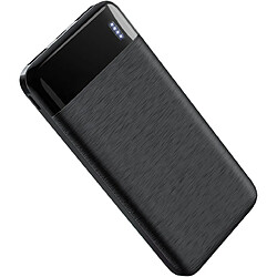 SANAG Power Bank 10000Mah Mince Petite Batterie Externe 2.4A Chargeur De Téléphone Portable Portable Pour Iphone Samsung Galaxy One Plus Xiaomi Ipad Android Plus (Noir, 1-Pak)