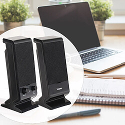 Acheter Universal Haut-parleurs pour ordinateur mini-noir Haut-parleurs câblés USB Colonne stéréo 3D Surround audio Haut-parleurs pour téléviseurs PC Ordinateurs portables Haut-parleurs portables