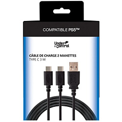 Under Control Câble de charge USB-C 3M pour PS5