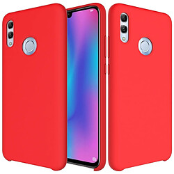 Wewoo Coque Étui de protection en silicone couleur unie Dropproof pour HuHonor 10 Lite (rouge)