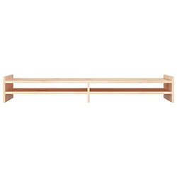 Acheter vidaXL Support pour moniteur 100x27x15 cm Bois de pin solide