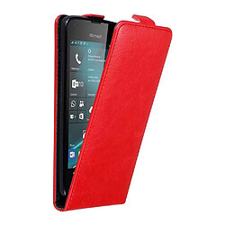 Cadorabo Coque Nokia Lumia 550 Etui en Rouge