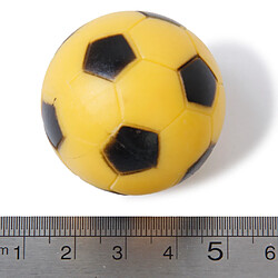 Acheter 4pcs 36mm Remplacement De Football De Table De Baby-foot Football Fußball Balle Jaune Noir