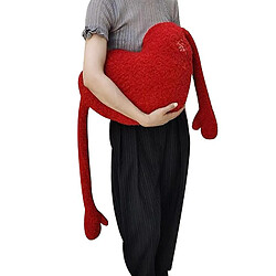 Universal Coussin canapé coeur peluche de jour