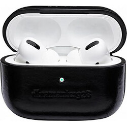 DBRAMANTE1928 Coque pour AirPods Pro Copenhagen en Cuir Noir