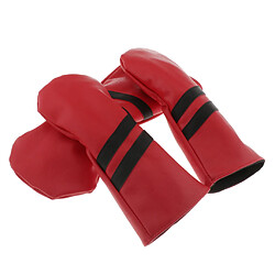 3pcs Golf Headcover NO. 13 5 Couvre-tête En Bois Conducteur Avec étiquette No Rouge pas cher