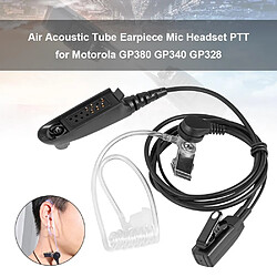 Avis GUPBOO Casque à tube acoustique avec microphone PTT Microphone Casque Radiation Shield Talkie Walkie Écouteur pour Motorola GP 380/340/328