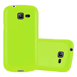 Cadorabo Coque Samsung Galaxy TREND LITE Etui en Vert