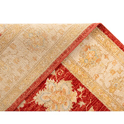 Vidal Tapis de couloir en laine 409x123 beige Kaizar