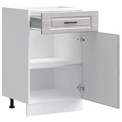 Acheter vidaXL Armoire de cuisine Porto sonoma gris bois d'ingénierie