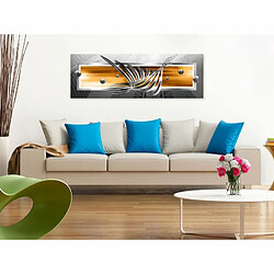 Paris Prix Tableau Imprimé Silver Wings Narrow Orange 40 x 120 cm