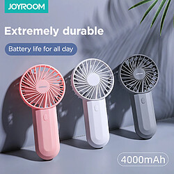 Acheter Joyroom CY287 Ventilateur Mini Ventilateur De Batterie Portable USB Rechargeable 3 Vitesses Ventilateur Refroidisseur D'Air De Poche Vitesse Portable Refroidissement Réglable Pour La Maison En Plein Air