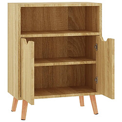 Acheter vidaXL Buffet chêne sonoma 60x30x72 cm bois d'ingénierie