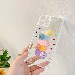 Universal Étui de téléphone mobile YH-Shock Ice Ice Cream Ball, adapté à l'iPhone XS Max, iPhone 11 Pro, iPhone 7 / 8plus Shell transparent Shell Shell Case de téléphone mobile