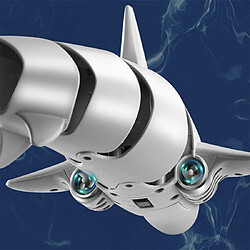 Avis Universal 2.4G 5CH Imperméable Télécommande Simulation Shark Water RC Toys pour Enfants Gris | RC Submarine(Gris)