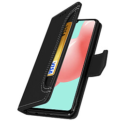 Avizar Housse Samsung Galaxy A41 Étui Folio Portefeuille Fonction Support noir