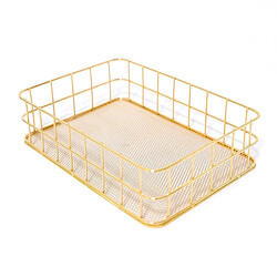 Wewoo Panier de rangement en fer forgé minimaliste moderne pour bureaumaisonfond net ortaille grande taille